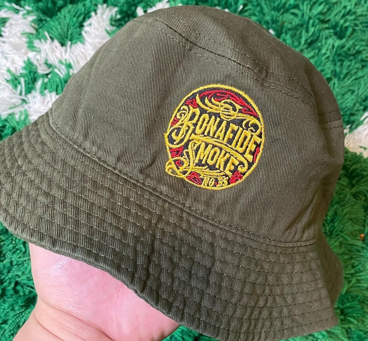 Bonafide Smoke Bucket Hat Olive