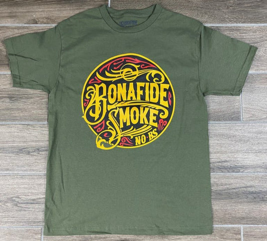 Bonafide Smoke T-Shirt Olive